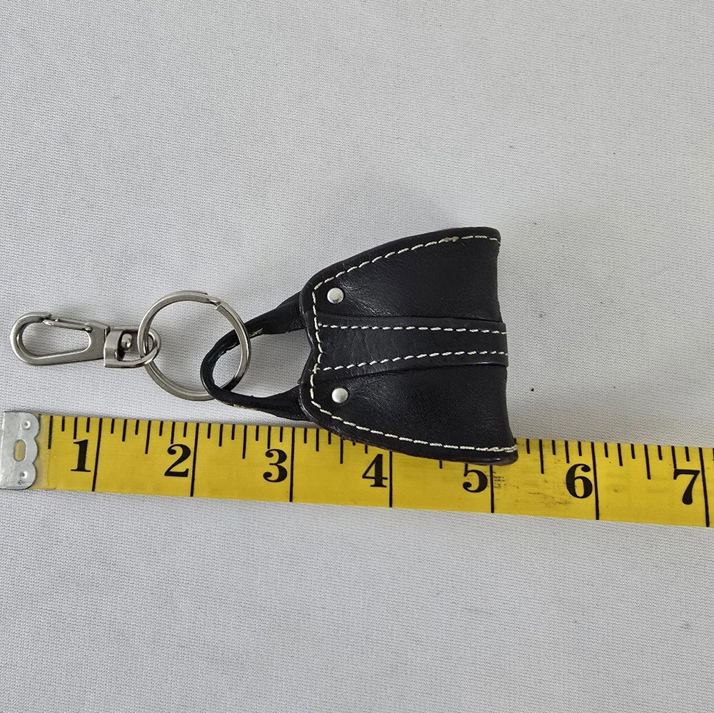 Small Black Keychain Purse